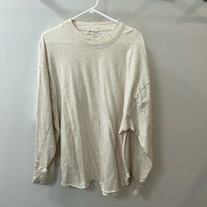 Aerie Long Sleeve Over sized Shirt